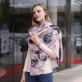 Fashion women soft cotton Printed floral Viscose scarf hijab women